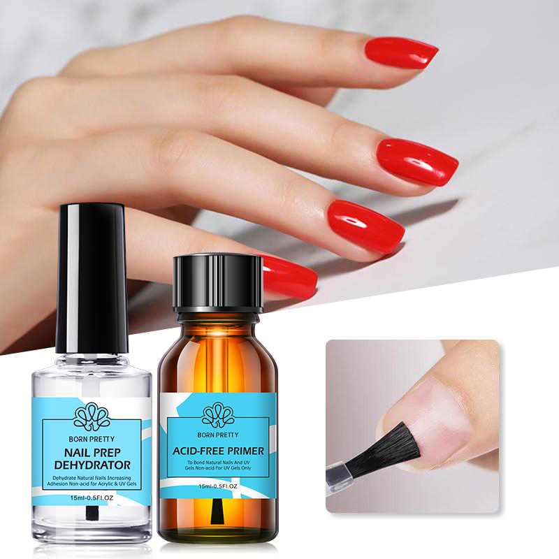 Nail Dehydrator Primer - BORN PRETTY 15ml Nail Primer Nail