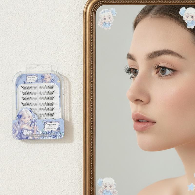 Beauty Natural Makeup - DIY Glue-Free False Eyelashes with Fine