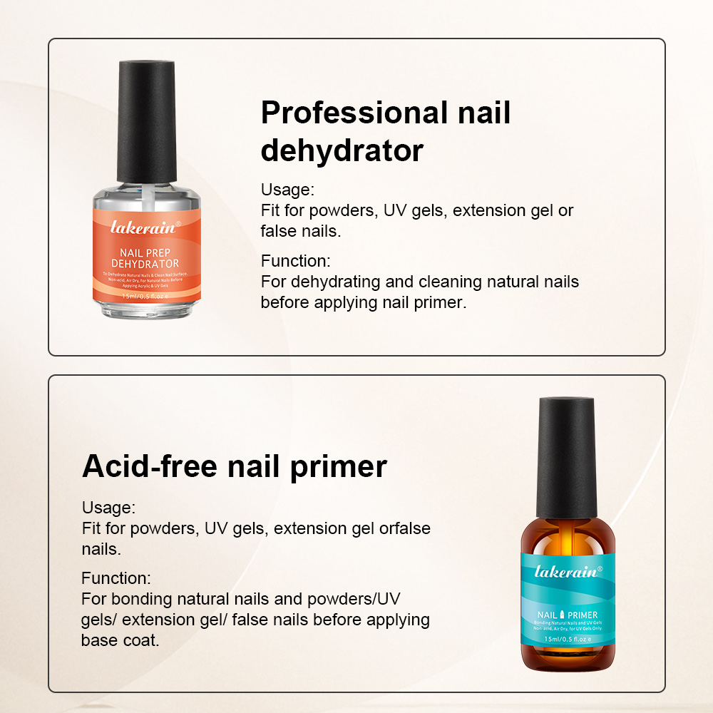 Nail Primer Set Fast Dry Prep  - Nail Dehydrator Primer ulasan dan harga