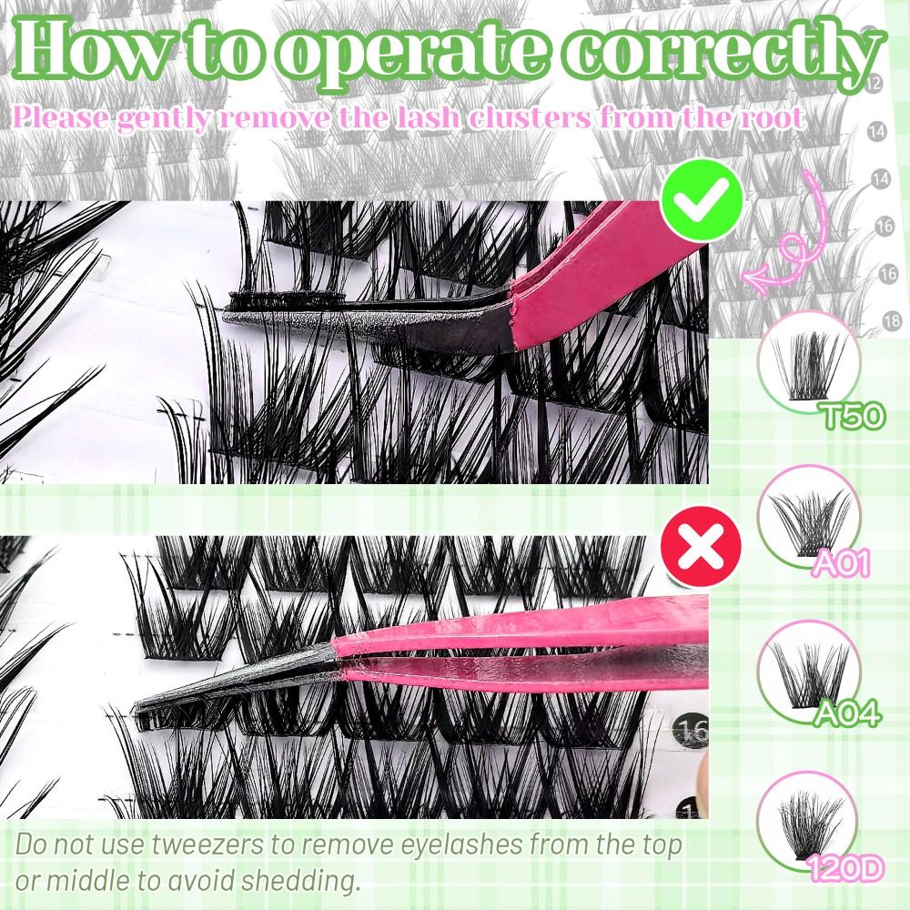Natural Look False Eyelashes B - False Eyelashes Natural ulasan dan harga