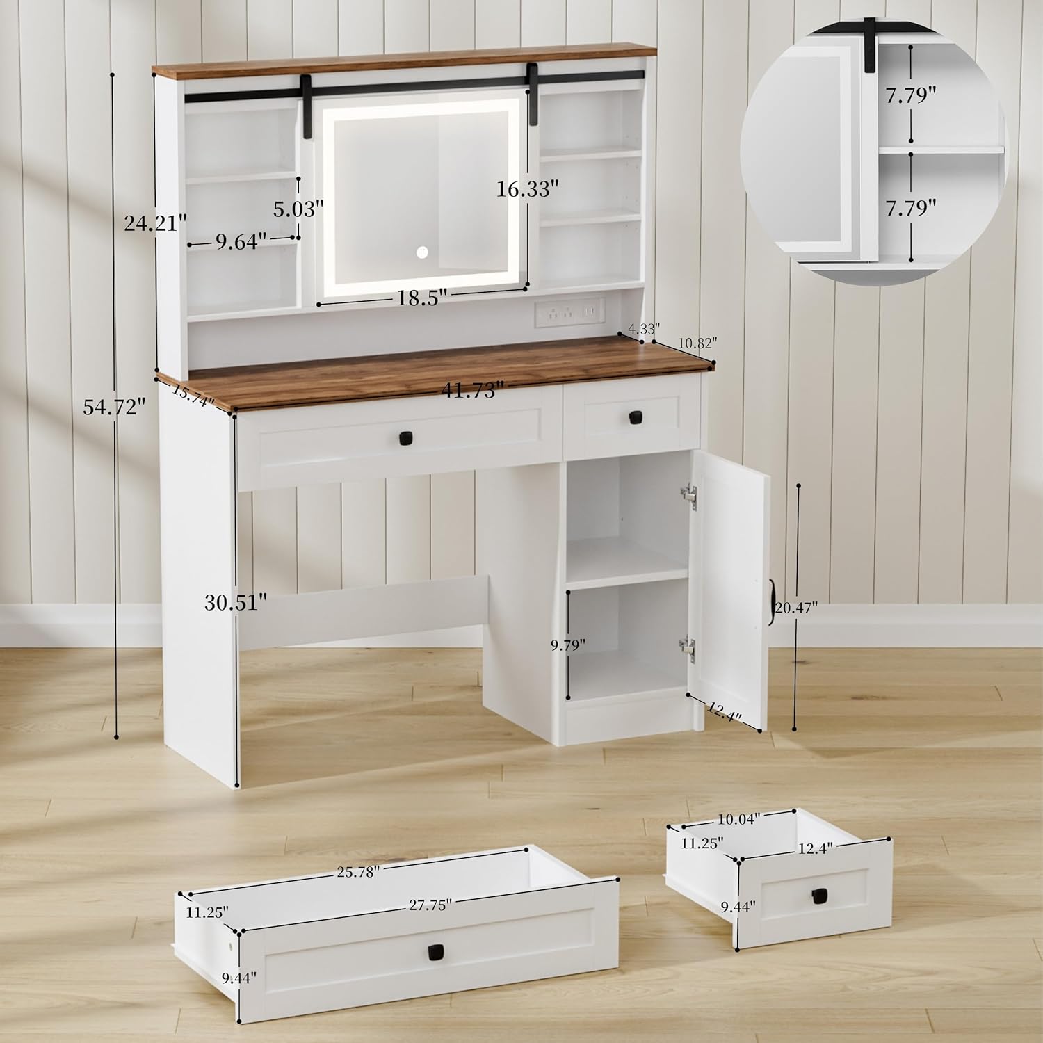 i*-Modern Beauty LED Vanity De - X Beauty Makeup ulasan dan harga