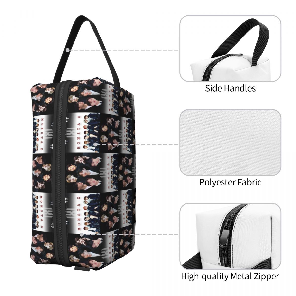 Monsta X Kpop Makeup Bag Cosme - X Beauty Makeup ulasan dan harga