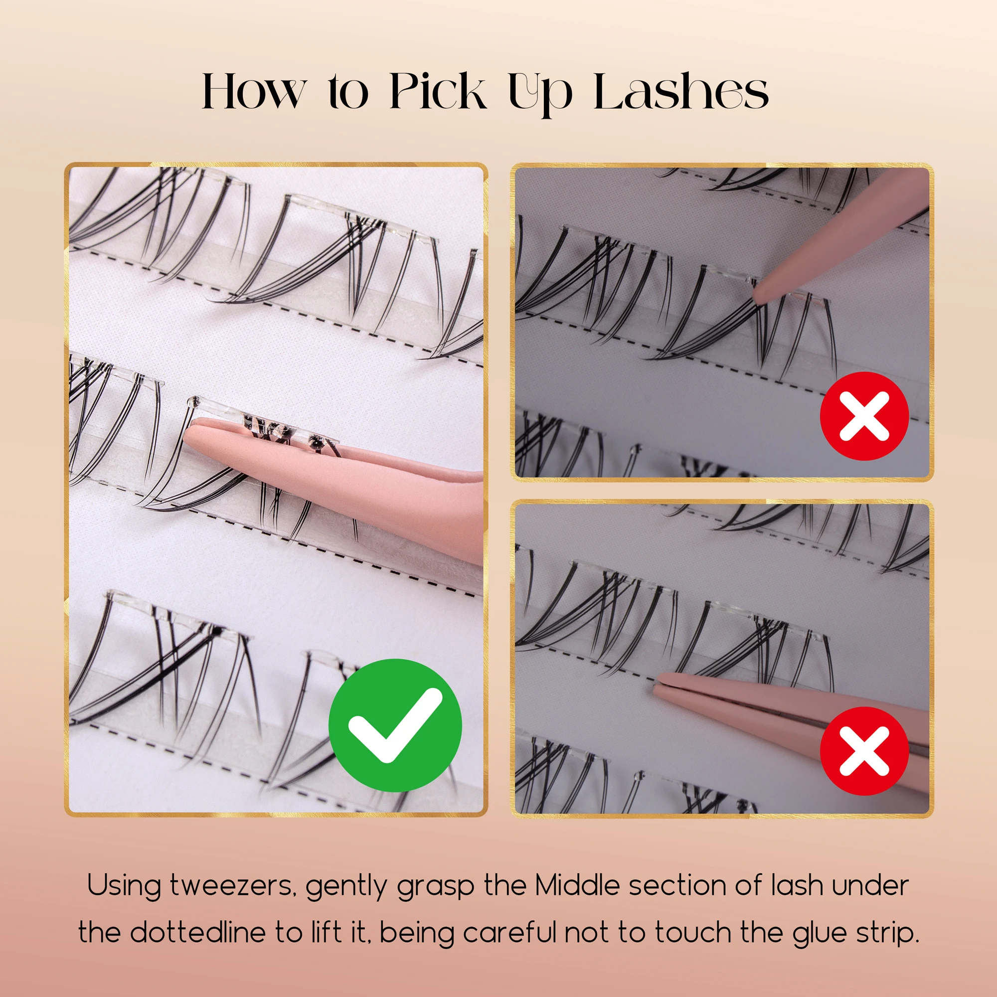 Befer No Glue Needed Lower Las - False Eyelashes Natural ulasan dan harga