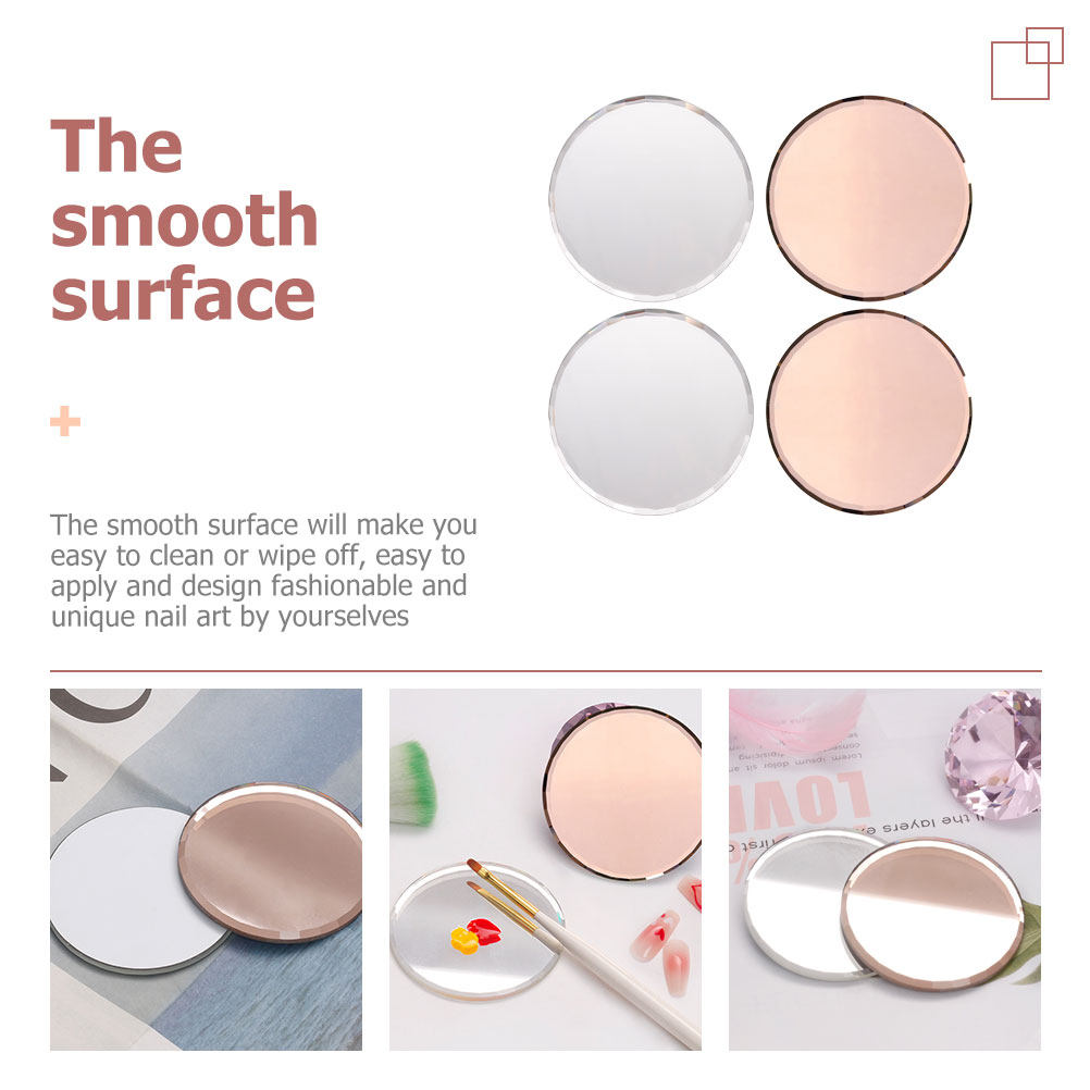 4Pcs Manicure Mixing Pallet Sm - Beauty Makeup Design ulasan dan harga