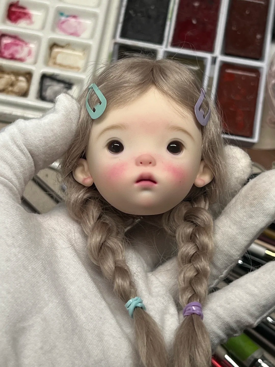 SD BJD Doll 1/6 Landoudou Head - Beauty No Makeup ulasan dan harga