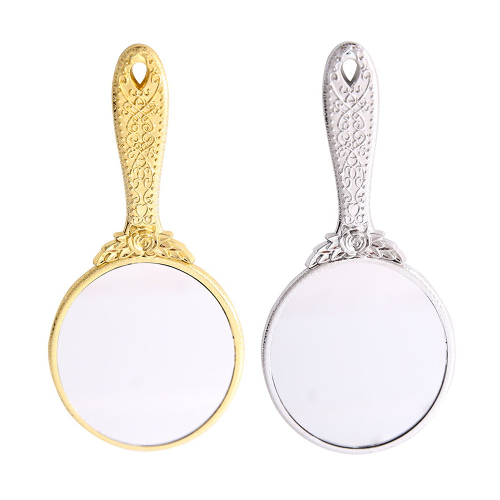 2Pcs Vintage Round Handheld Ma - Beauty Makeup Design ulasan dan harga