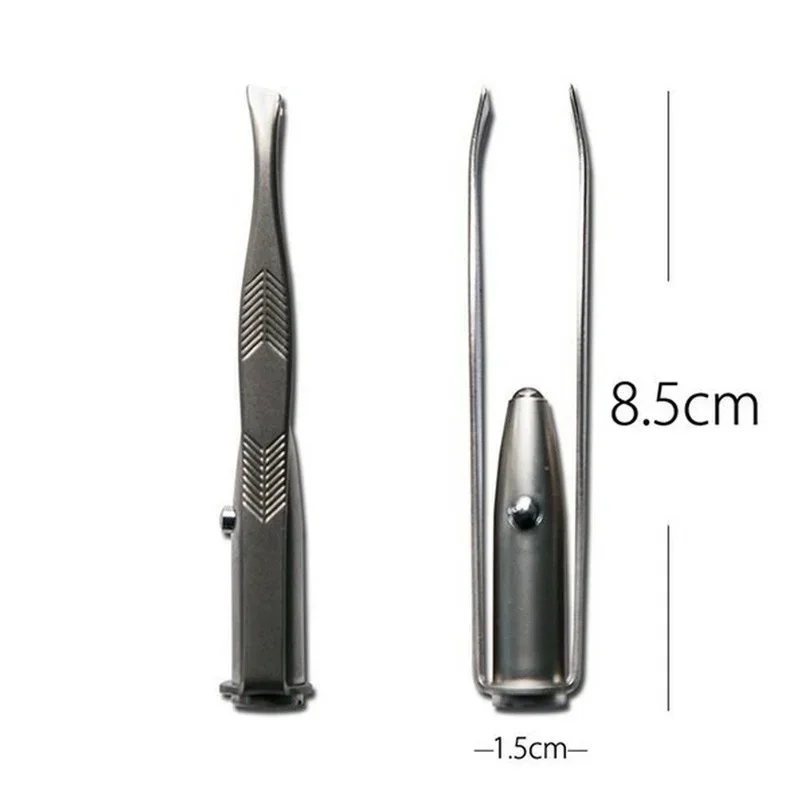 1/3Pcs Led Eyebrow Tweezers St - Beauty Makeup Design ulasan dan harga