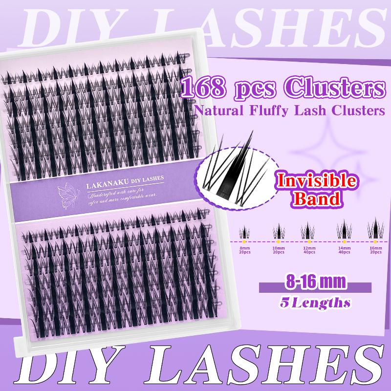 Natural Eyelashes Lashes Clust - False Eyelashes Natural ulasan dan harga