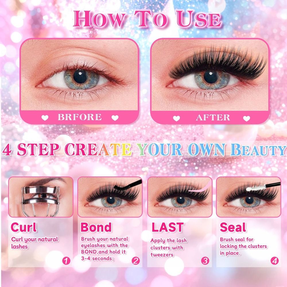 Natural Look False Eyelashes W - False Eyelashes Natural ulasan dan harga