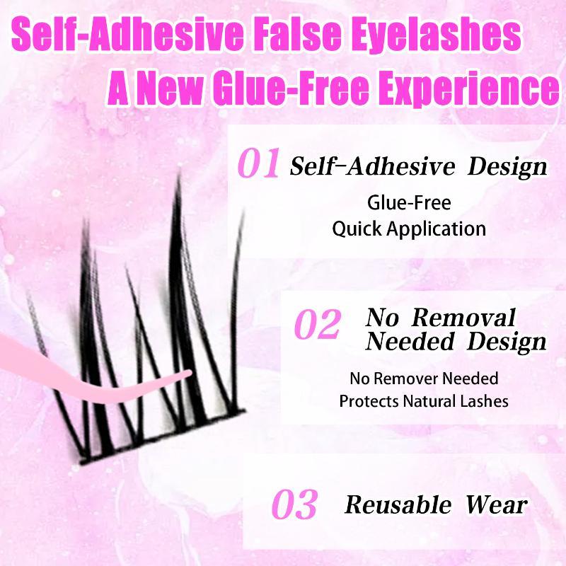 1 Box Natural Fox Eye Glue-Fre - False Eyelashes Natural ulasan dan harga