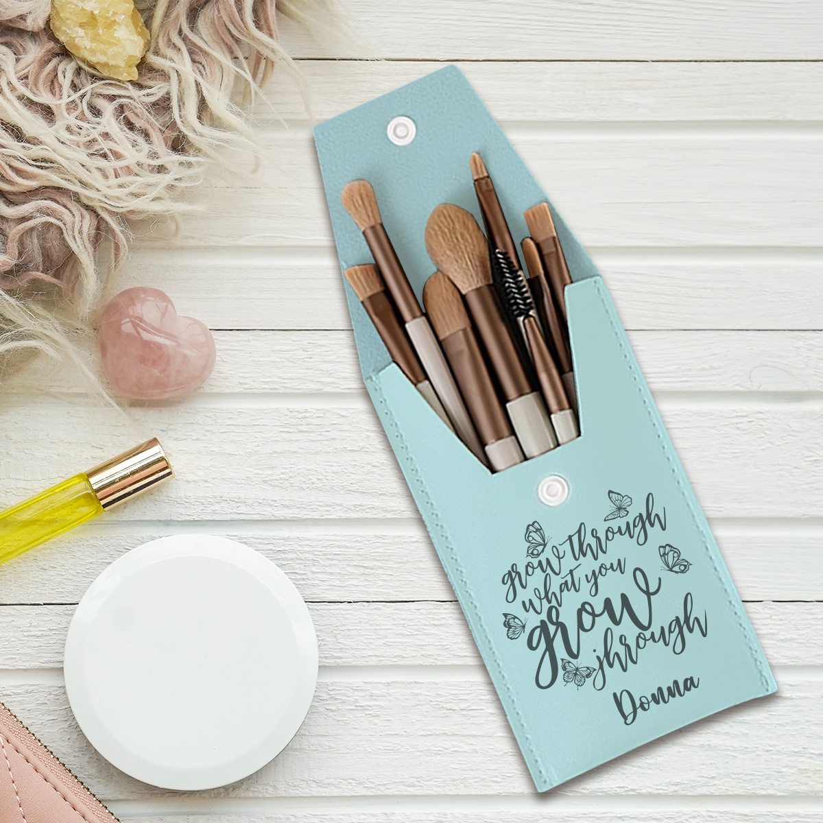1pc Custom Name Makeup Brush,  - Beauty Makeup Design ulasan dan harga