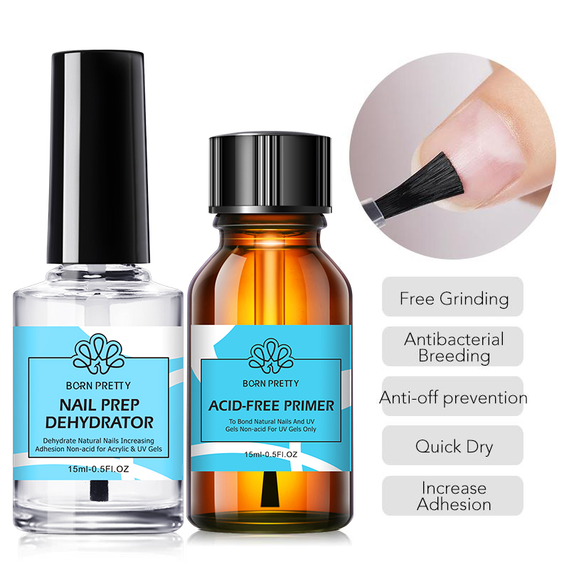 BORN PRETTY 2pc 15ml Nail Prim - Nail Dehydrator Primer ulasan dan harga