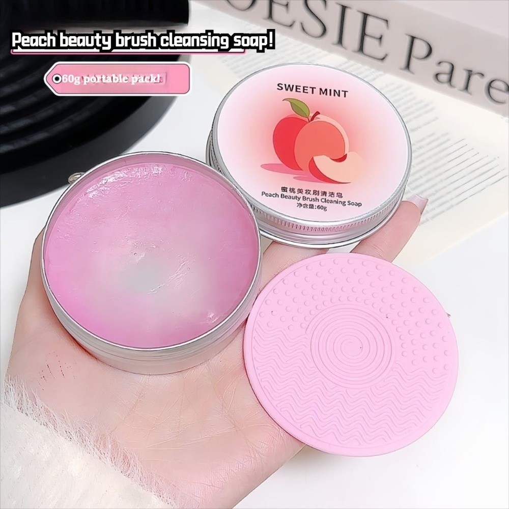 Heart Shaped Makeup Brush Clea - Beauty Natural Makeup ulasan dan harga