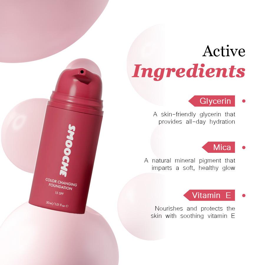 Smooche Adaptive Shade Foundat - Beauty Natural Makeup ulasan dan harga