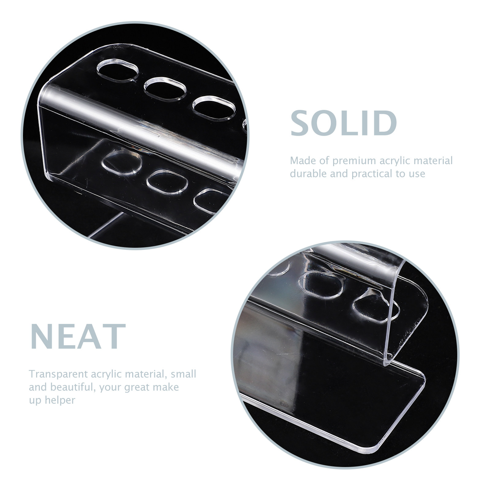 8 Hole Acrylic Tweezers Holder - Beauty Makeup Design ulasan dan harga