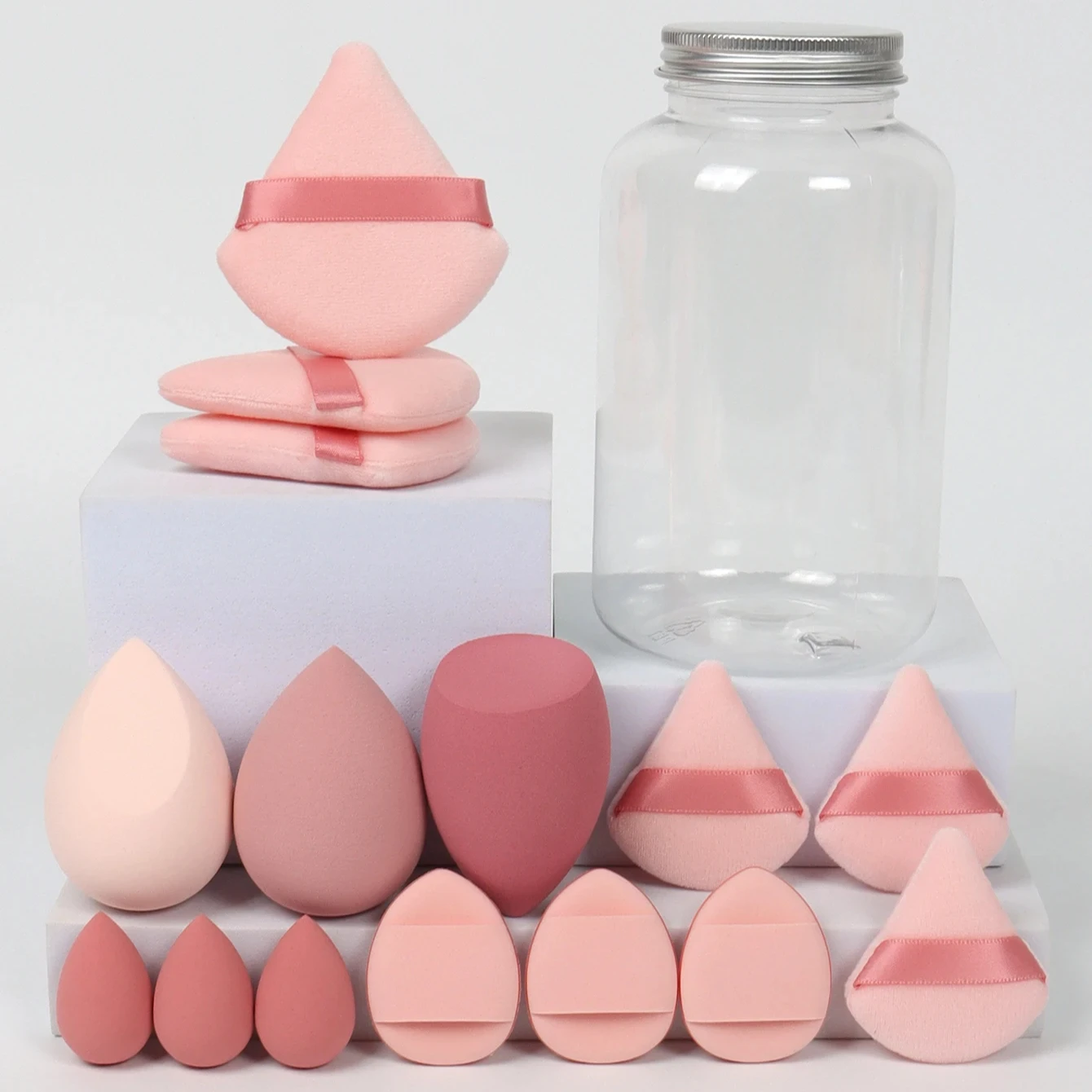 12/15Pcs Makeup Sponge Cosmeti - Beauty Makeup Blender ulasan dan harga