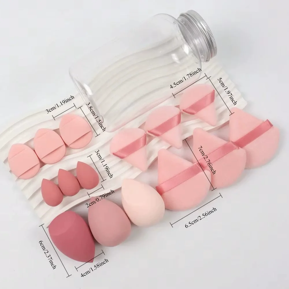 12/15Pcs Makeup Sponge Cosmeti - Beauty Makeup Blender ulasan dan harga